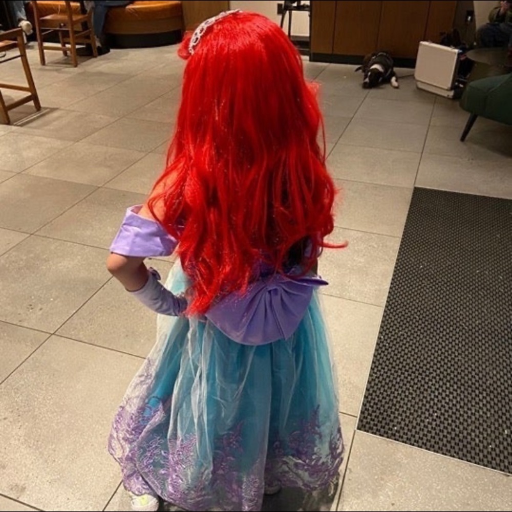 Little Mermaid Halloween Costume girls s 7/8 - Picture 3 of 3
